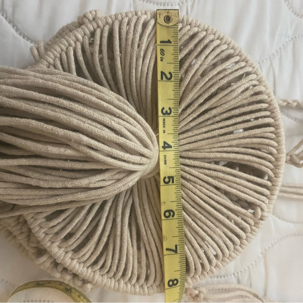 Handcrafted Macramé Plant Hanger New! - Picture 8 of 8